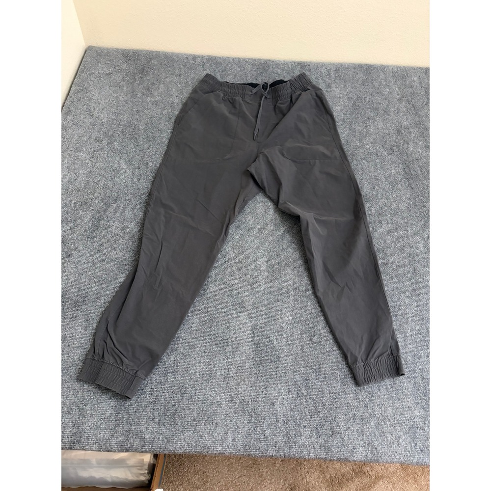Lululemon ABC Jogger Dark Charcoal Gray Tapered Pants Mens Size M